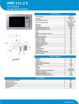 Indesit MWI 121.2 X Product data sheet