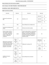 Indesit BWA 81284X WS PL N Product Information Sheet