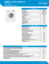 Indesit BWSA 71251 W PL N Product data sheet