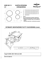 IKEA HOB 601 S Program Chart