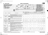 Whirlpool AWO 8123/5 Program Chart