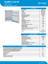 Indesit I55RM 1110 W Product data sheet