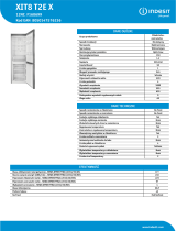 Indesit XIT8 T2E X Product data sheet