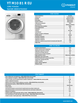 Indesit YT M10 81 R EU Product data sheet