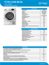 Indesit YT M11 82K RX EU Product data sheet