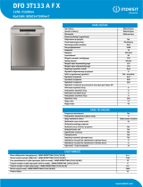 Indesit DFO 3T133 A F X Product data sheet