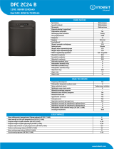 Indesit DFC 2C24 B NEL Data Sheet