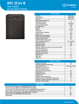 Indesit DFC 2C24 B Product data sheet