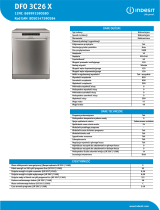 Indesit DFO 3C26 X NEL Data Sheet