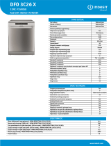 Indesit DFO 3C26 X Product data sheet