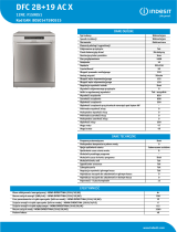 Indesit DFC 2B+19 AC X Product data sheet