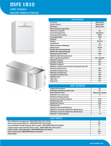 Indesit DSFE 1B10 Product data sheet