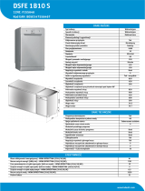 Indesit DSFE 1B10 S Product data sheet