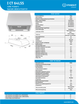 Indesit I CT 64LSS Product data sheet