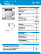 Indesit DSIO 3T224 CE Product data sheet