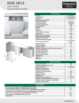 Whirlpool DSIE 2B10 Product data sheet