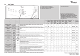 Whirlpool AWT 2284 Program Chart