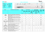 Whirlpool FL 243/1 WP Program Chart