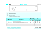 Whirlpool ADP 243 S WH Program Chart