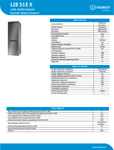 Indesit LI8 S1E X NEL Data Sheet