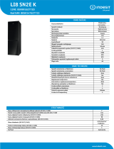 Indesit LI8 SN2E K NEL Data Sheet