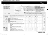 Whirlpool AWM 8085/1 Program Chart