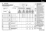 Whirlpool AWZ 8992 Program Chart