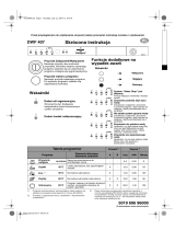 IKEA DWF 407 W Program Chart