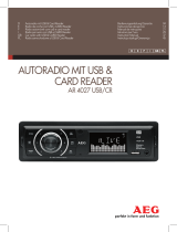 AEG AR 4027 USB/CR Instrukcja obsługi