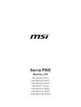 MSI PRO MP271P Instrukcja obsługi