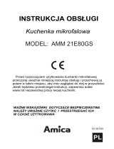 Amica AMM21E80GS Instrukcja obsługi