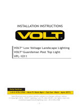 VOLT Guardsman VPL-1011 Installation Instructions Manual