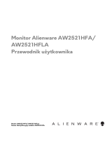 Alienware AW2521HFA instrukcja