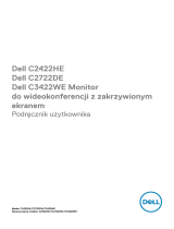Dell I C3422WE instrukcja
