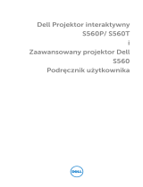Dell Advanced Projector S560 instrukcja