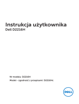 Dell D2216H instrukcja