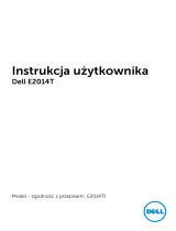Dell E2014T instrukcja