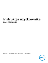 Dell E2418HN instrukcja