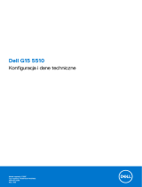 Dell G15 5510 Skrócona instrukcja obsługi