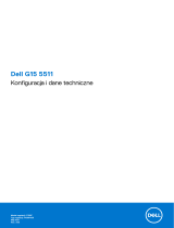 Dell G15 5511 Skrócona instrukcja obsługi