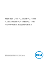 Dell P2217H instrukcja