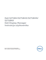Dell S2718H/S2718HX instrukcja