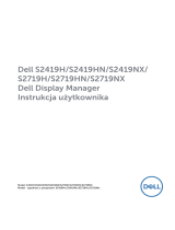 Dell S2719NX instrukcja