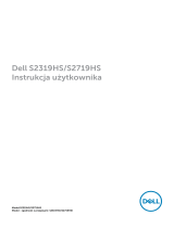 Dell S2319HS instrukcja
