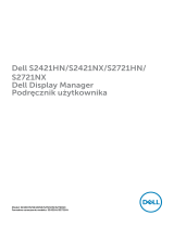 Dell S2721NX instrukcja