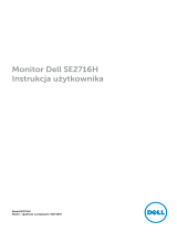 Dell SE2716H instrukcja