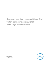 Dell Storage SCv2080 Skrócona instrukcja obsługi