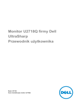 Dell U2718Q instrukcja