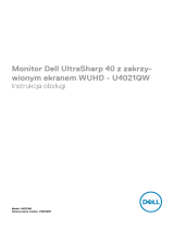 Dell U4021QW instrukcja