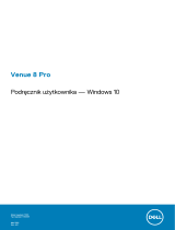 Dell Venue 8 Pro 5855 instrukcja